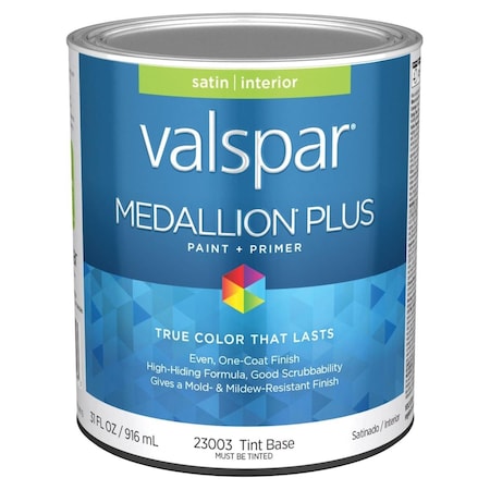 Paperperfect 1 qt. Medallion Plus Acrylic Latex All Purpose Paint & Primer, Tint PA3977415